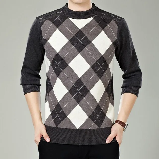 Casual sweater wool men's