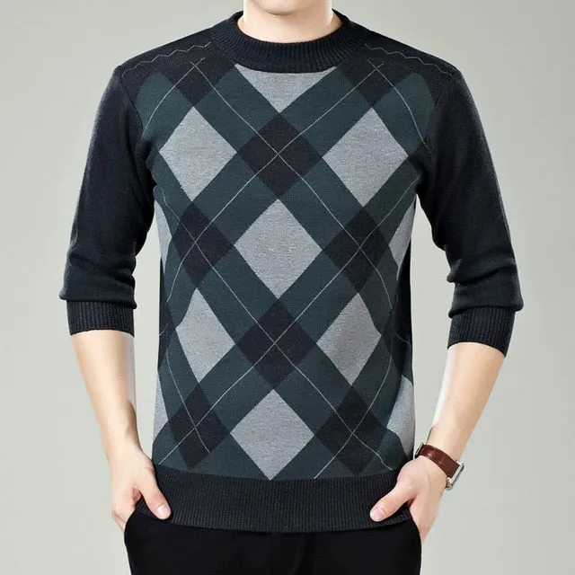 Casual sweater wool men's