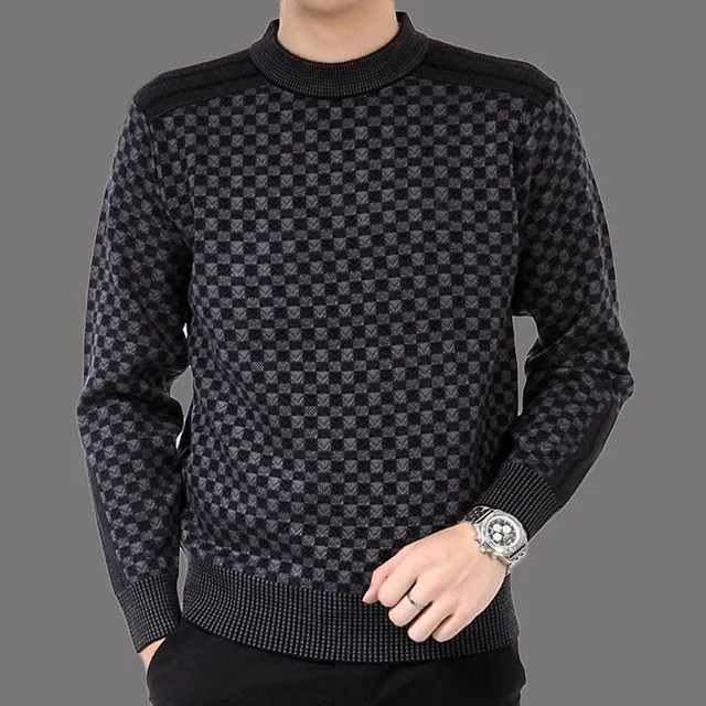 Casual sweater wool men's