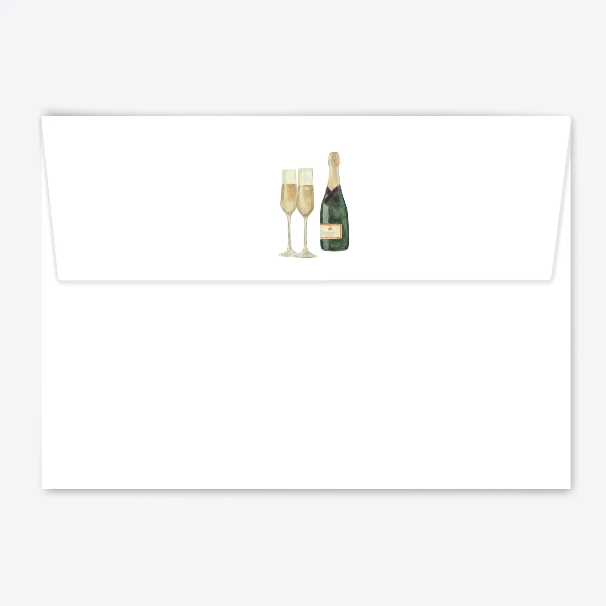 Champagne Celebration Flat Notecard Set