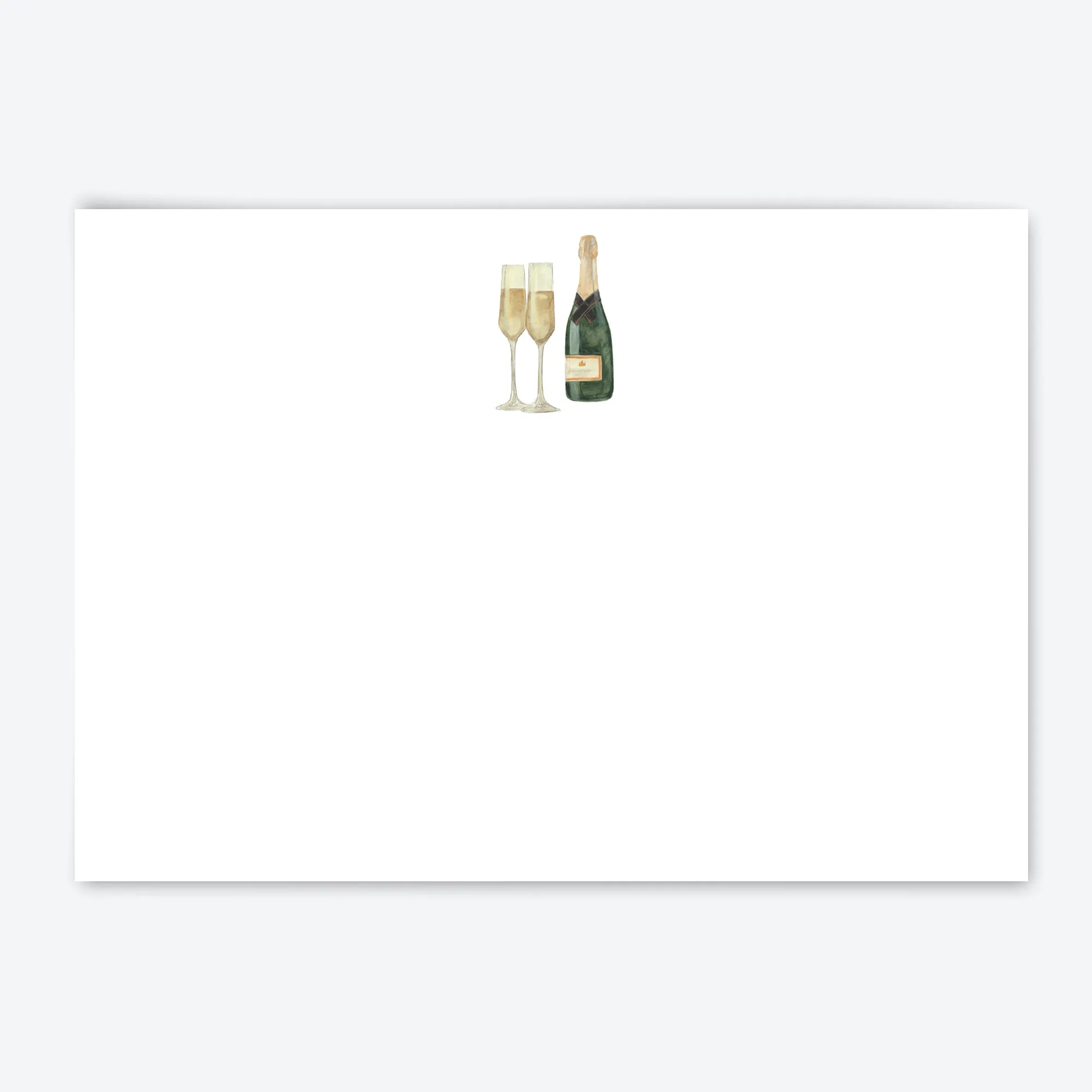Champagne Celebration Flat Notecard Set