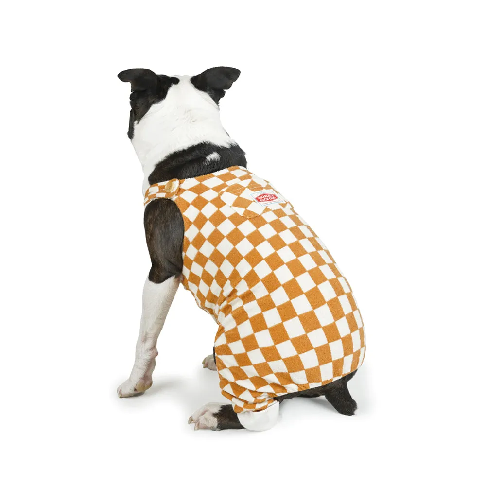 Charlie's Backyard Teddy Overalls for Dogs (Mustard)