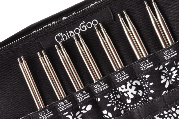 ChiaoGoo TWIST Red Lace Interchangeable Needle 5"Set - Small (US 2-8)
