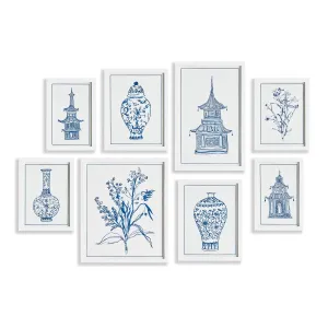 Chinoiserie Gallery, Set Of 8