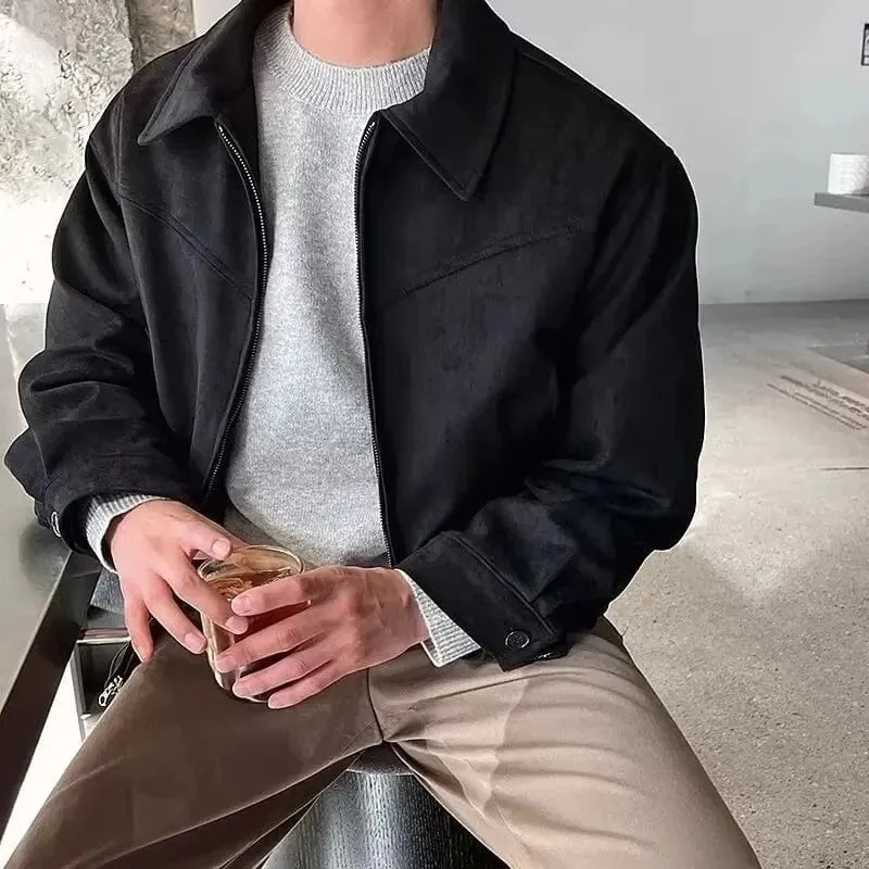 Christopher Mosley Norrington Suede Bomber Jacket