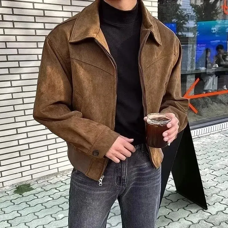 Christopher Mosley Norrington Suede Bomber Jacket