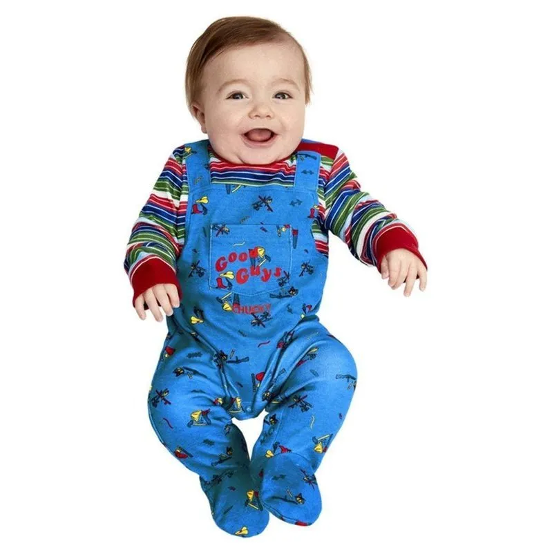 Chucky Baby Costume, Blue & Red