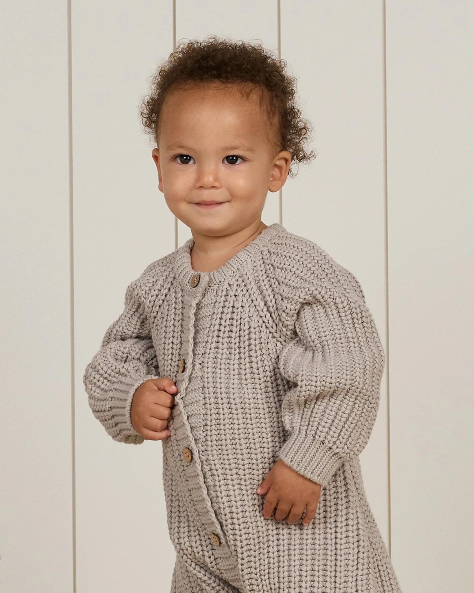 Chunky Knit Jumpsuit || Fog