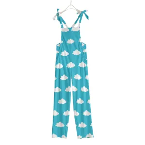 Cloudy Heaven Cute Overalls