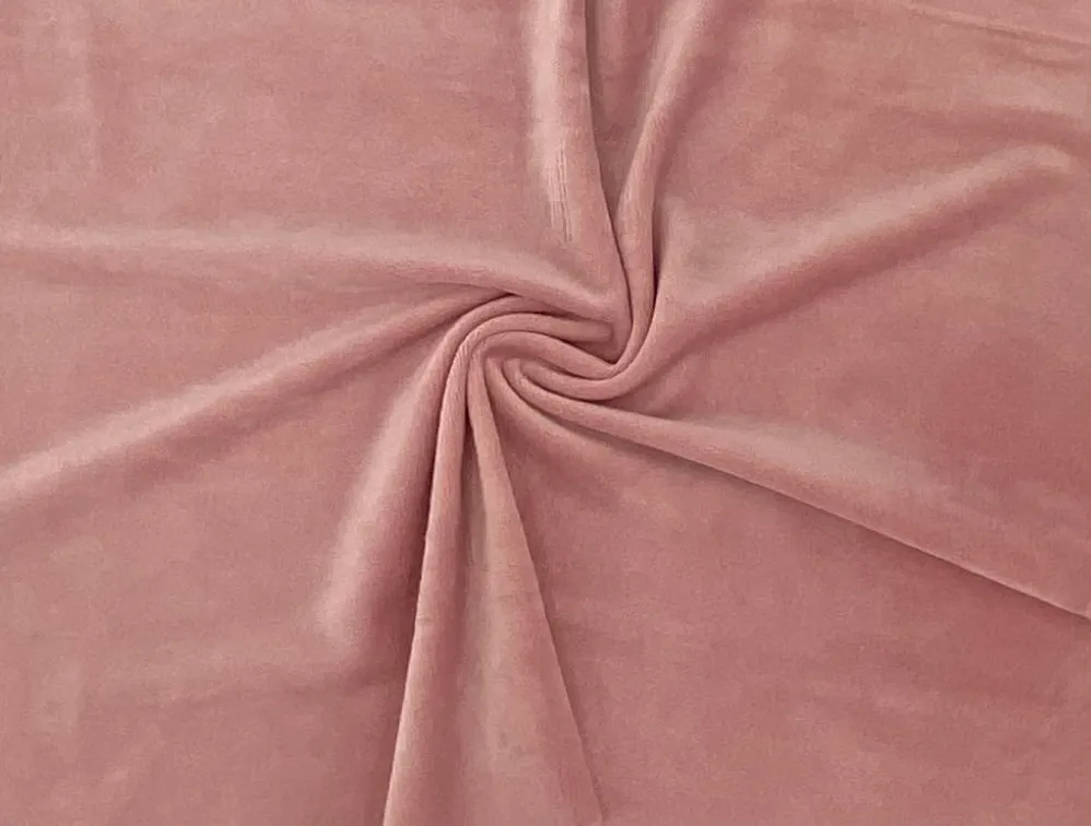 Cloudy Pink - THICC Stretch Fleece - 1/2 Metre