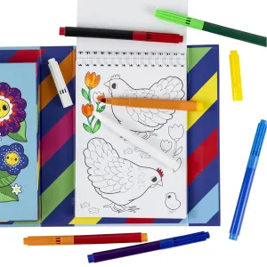 Colour Change Colouring Set - Garden Friends - 5 