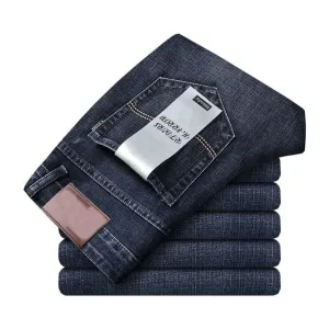 ContiNent 33 Men Classic Jeans Jean Homme Pantalones Hombre Men Mannen Soft Black Biker Masculino Denim Overalls Mens Pants