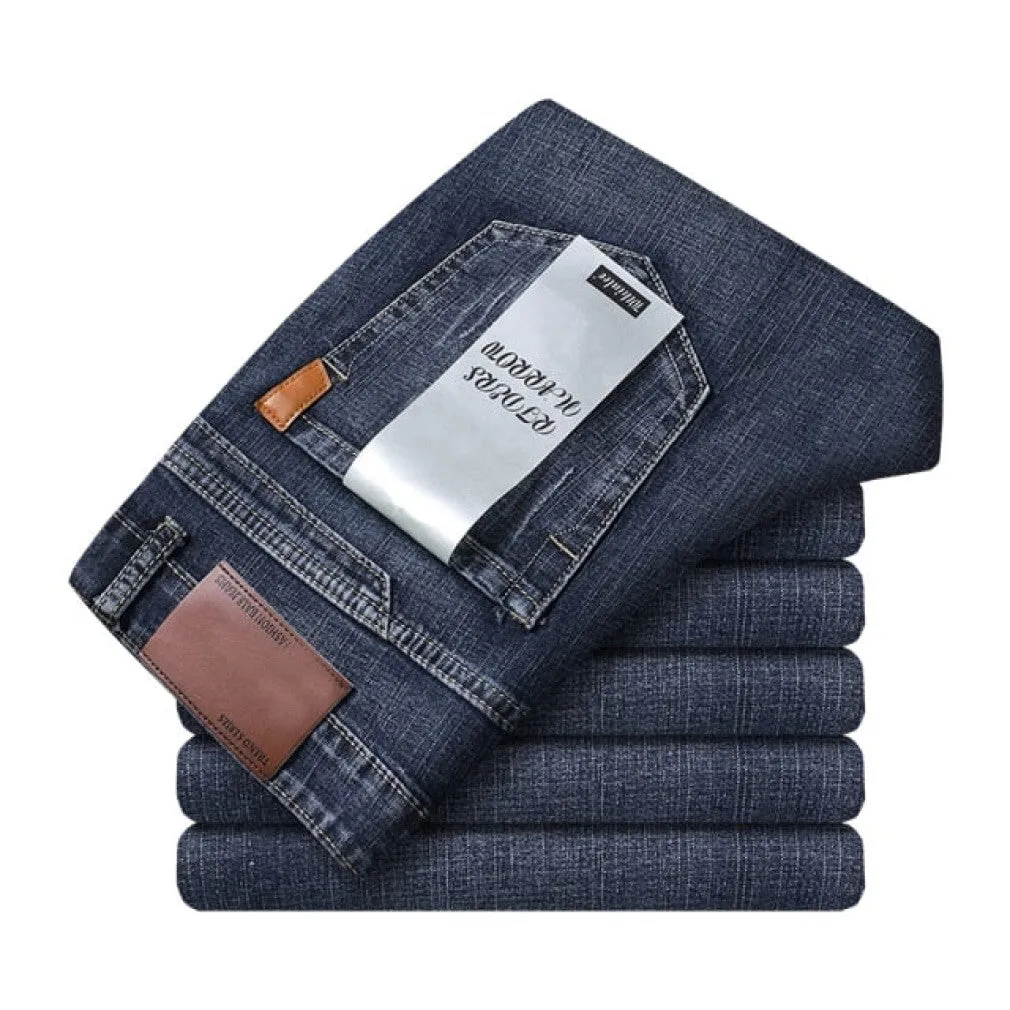ContiNent 33 Men Classic Jeans Jean Homme Pantalones Hombre Men Mannen Soft Black Biker Masculino Denim Overalls Mens Pants