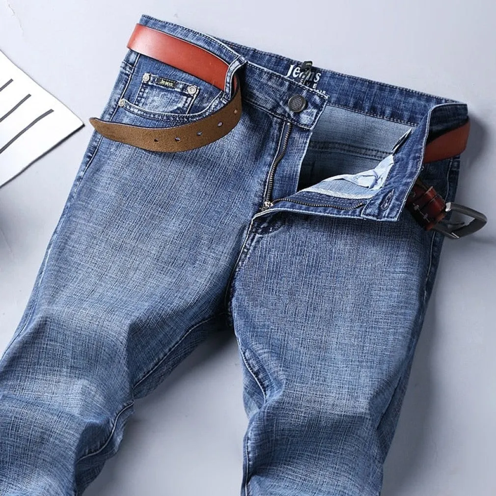 ContiNent 33 Men Classic Jeans Jean Homme Pantalones Hombre Men Mannen Soft Black Biker Masculino Denim Overalls Mens Pants