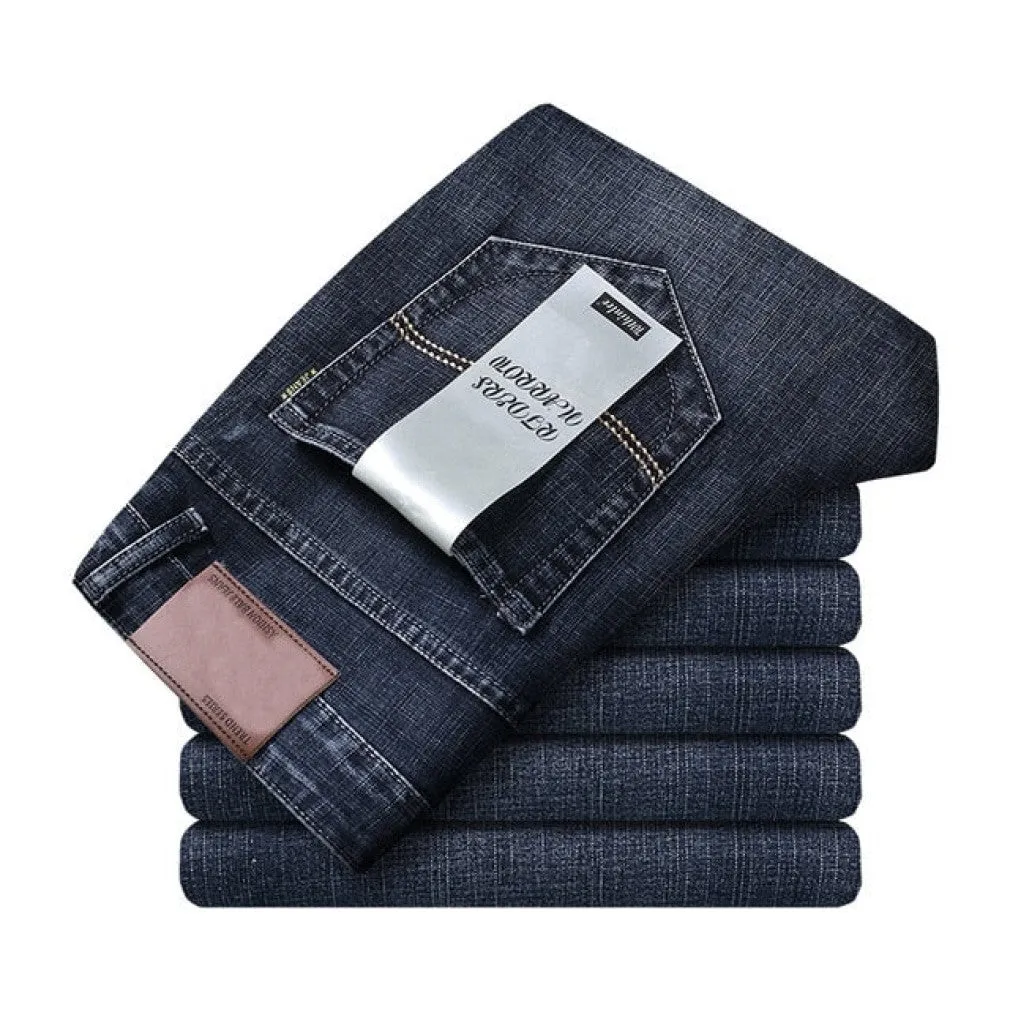 ContiNent 33 Men Classic Jeans Jean Homme Pantalones Hombre Men Mannen Soft Black Biker Masculino Denim Overalls Mens Pants