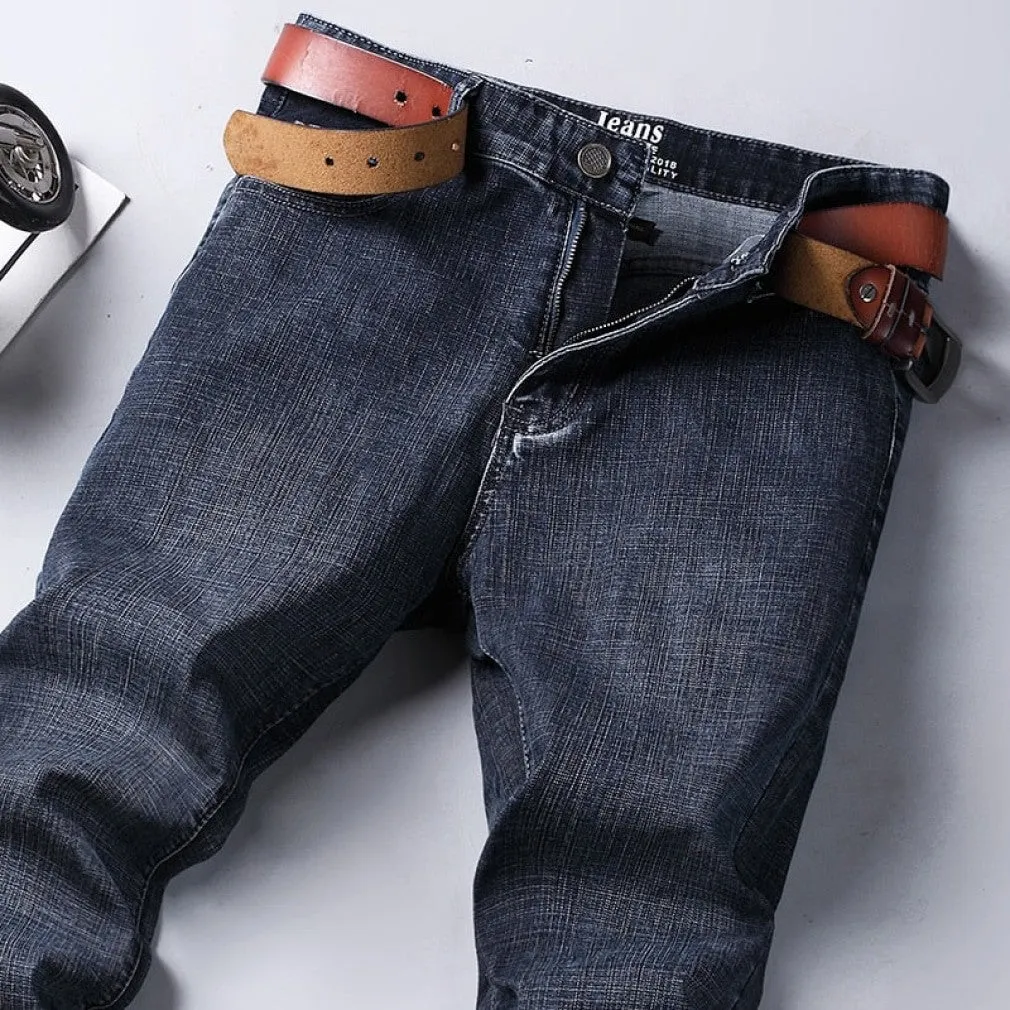 ContiNent 33 Men Classic Jeans Jean Homme Pantalones Hombre Men Mannen Soft Black Biker Masculino Denim Overalls Mens Pants