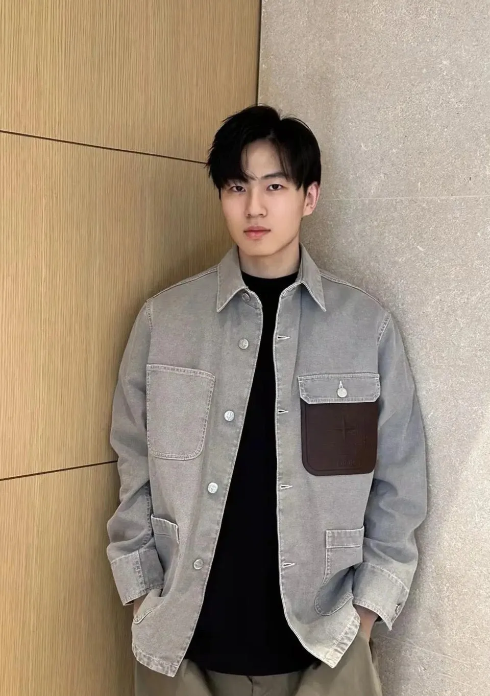 Contrast Pocket Utility Shirt