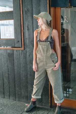 Cord Overalls Khaki