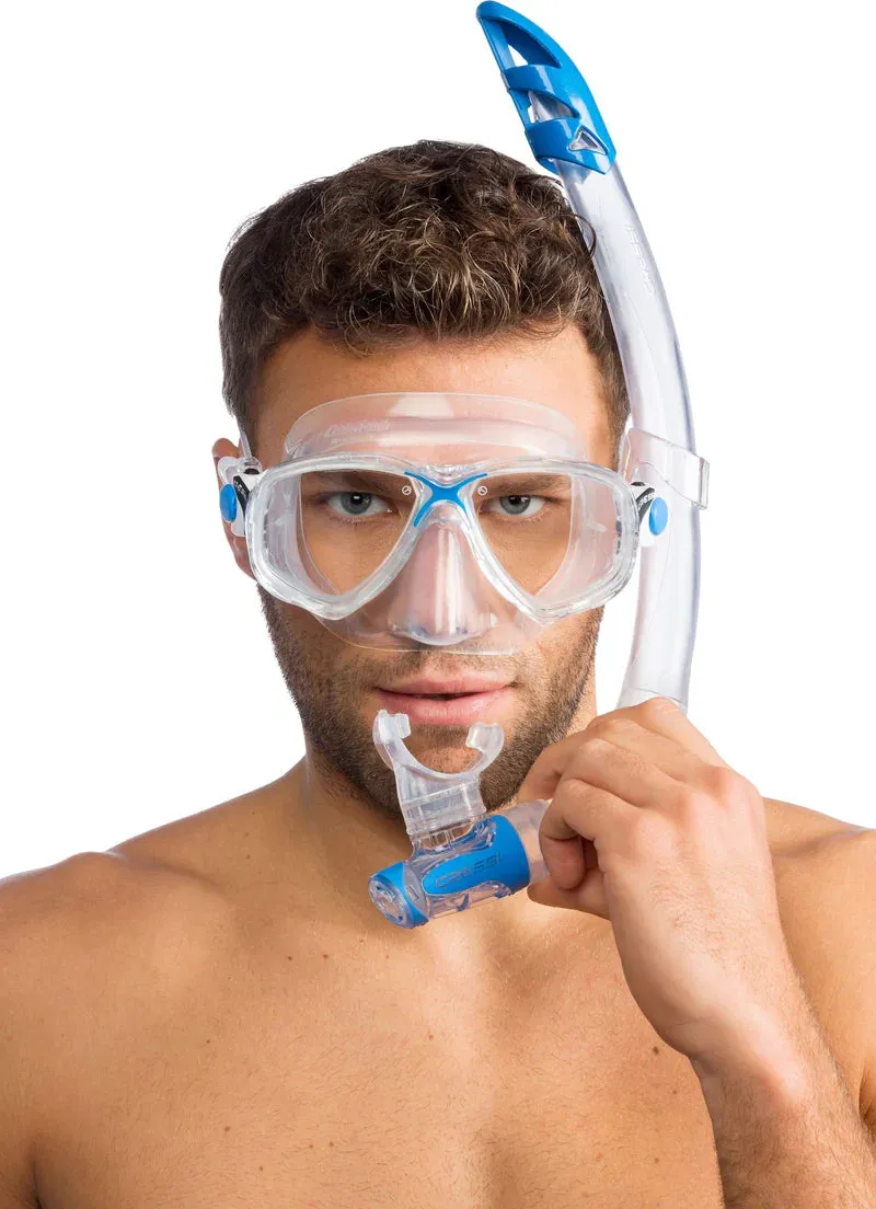 Cressi Marea Mask & Gamma Adult Snorkelling Set
