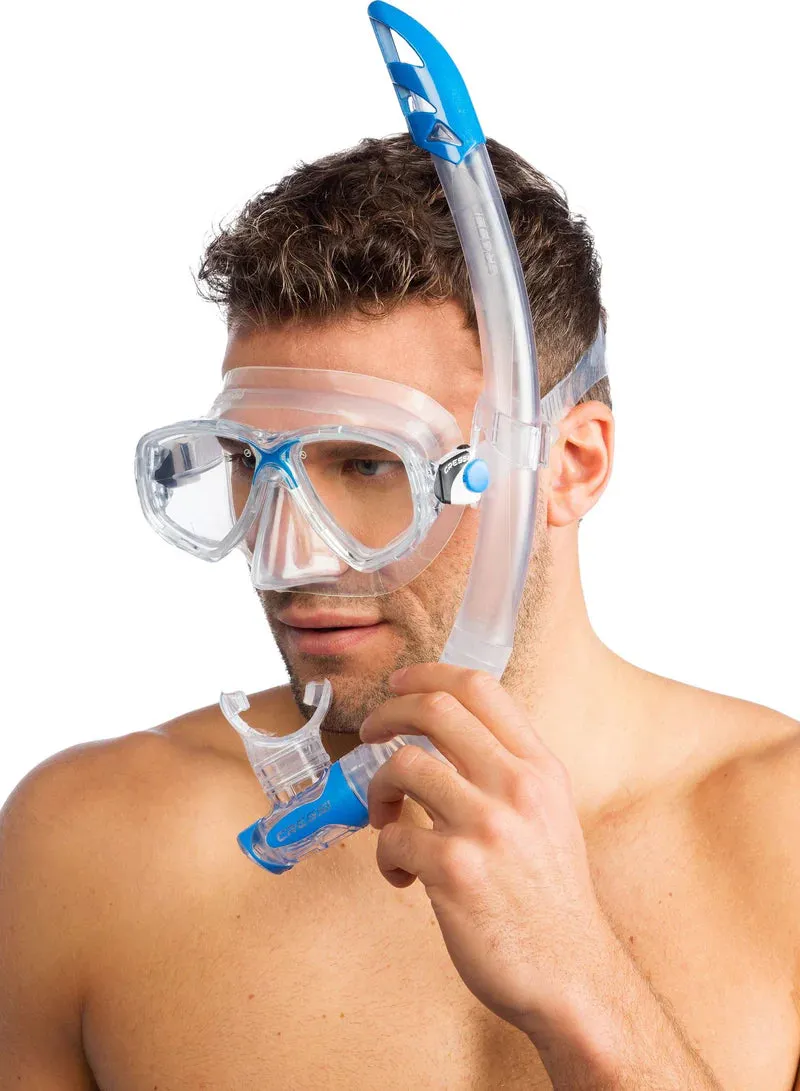 Cressi Marea Mask & Gamma Adult Snorkelling Set
