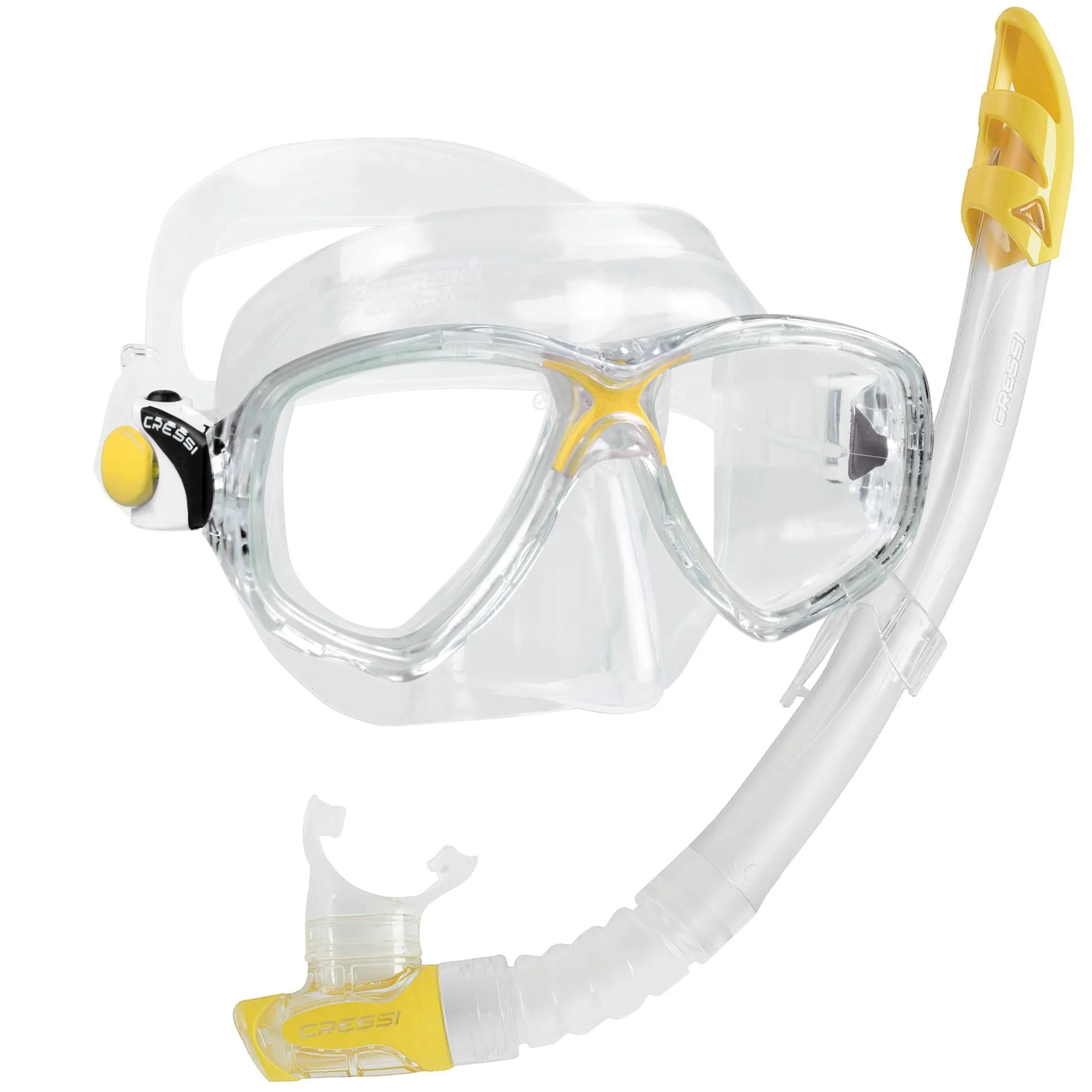Cressi Marea Mask & Gamma Adult Snorkelling Set