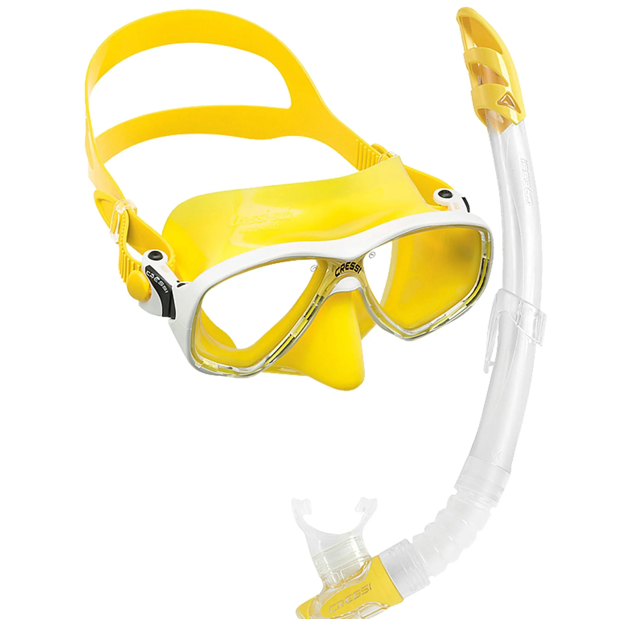 Cressi Marea Mask & Gamma Adult Snorkelling Set