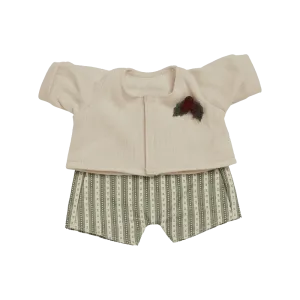 DINKUM DOLLS CARDIGAN AND ROMPER HOLIDAY SET