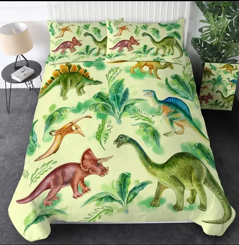 Dinosaurs Bedding Sets - 9 Designs (All Sizes Available)