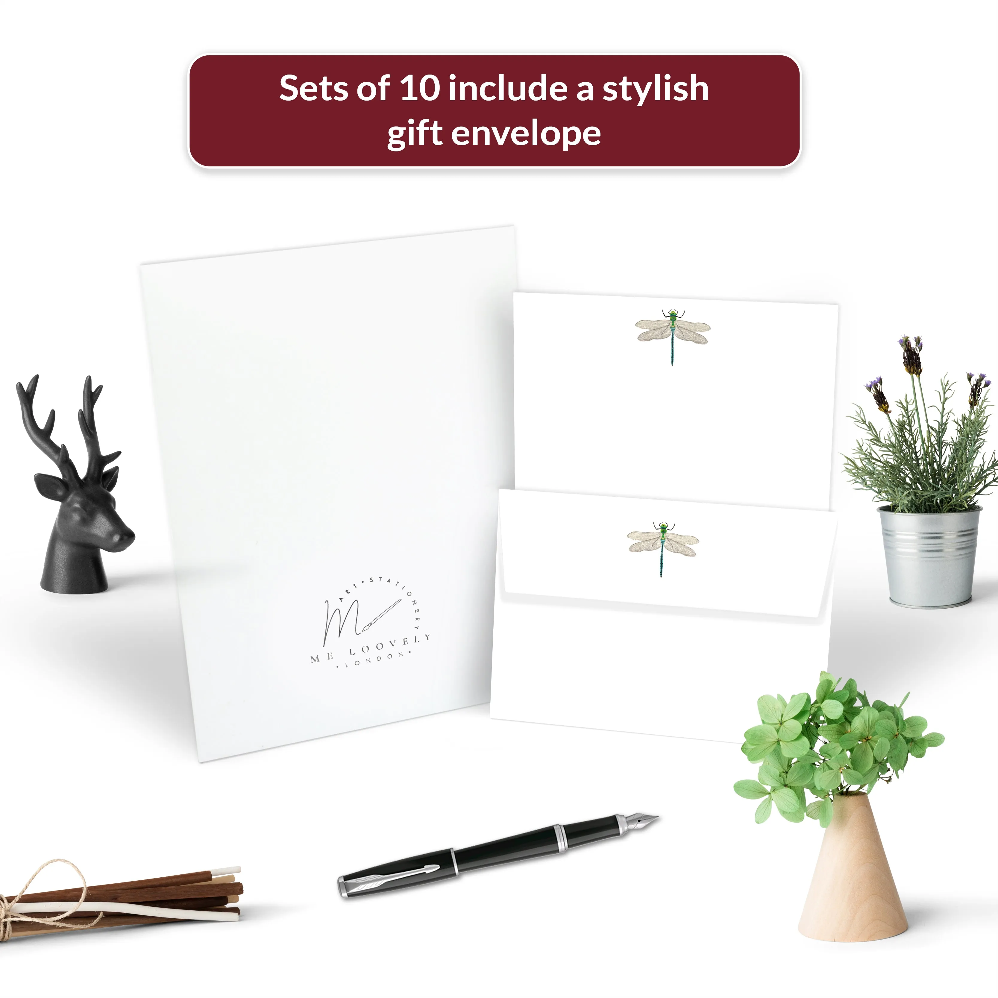 Dragonfly Letter Writing Set