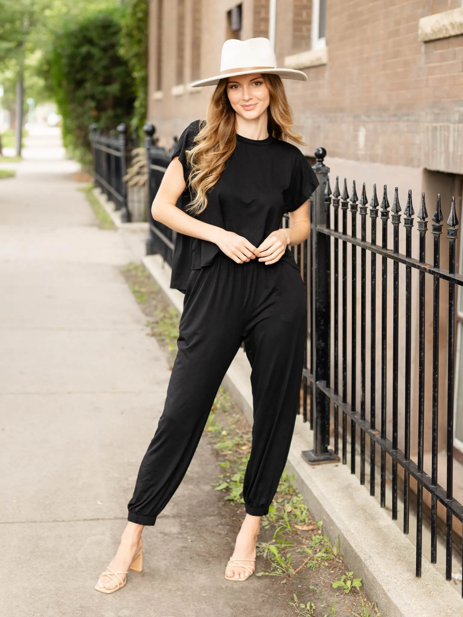 Elan Short Sleeve T-Shirt Jumpsuit