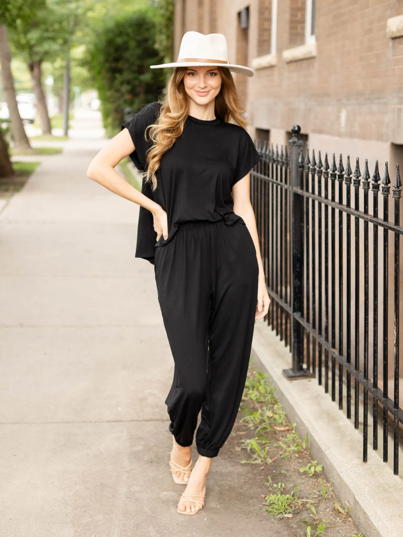 Elan Short Sleeve T-Shirt Jumpsuit