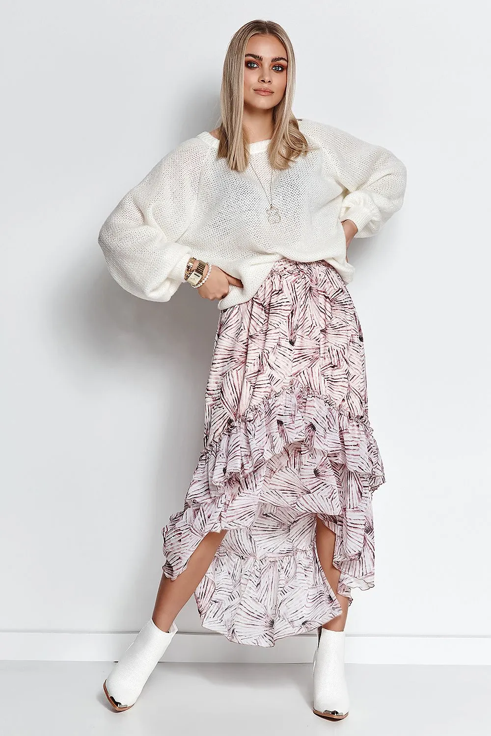 Elegant Boat-Neck Ribbed Sweater