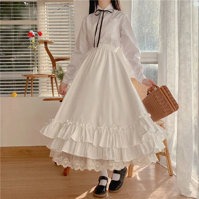 Elevate Your Style with our Vintage Pleated A-Line Ball Gown Long Midi Skirt for Women