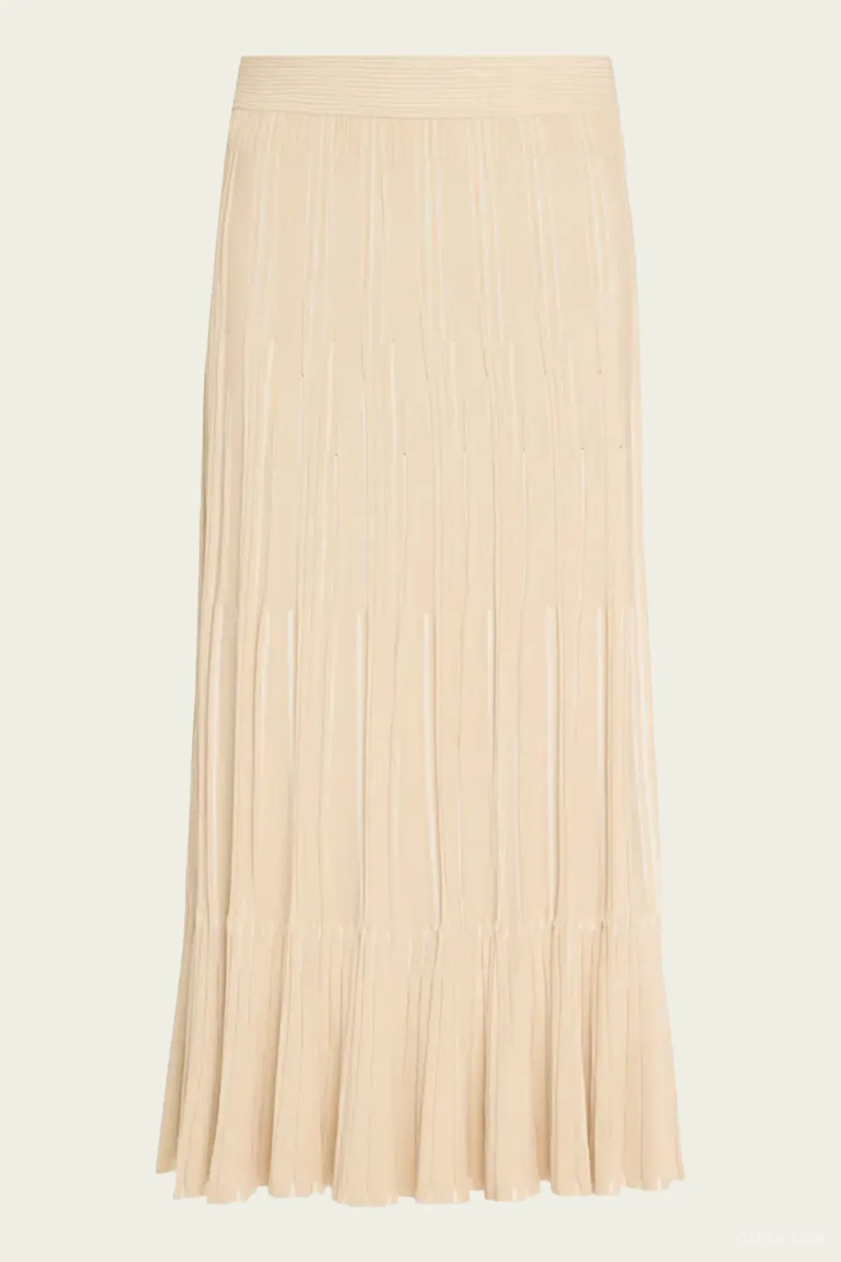 Emerie Midi Skirt in Sand Multi