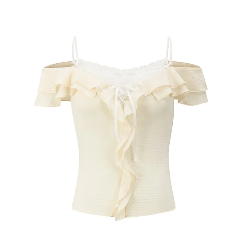 Enchanted Frill Off-Shoulder Top