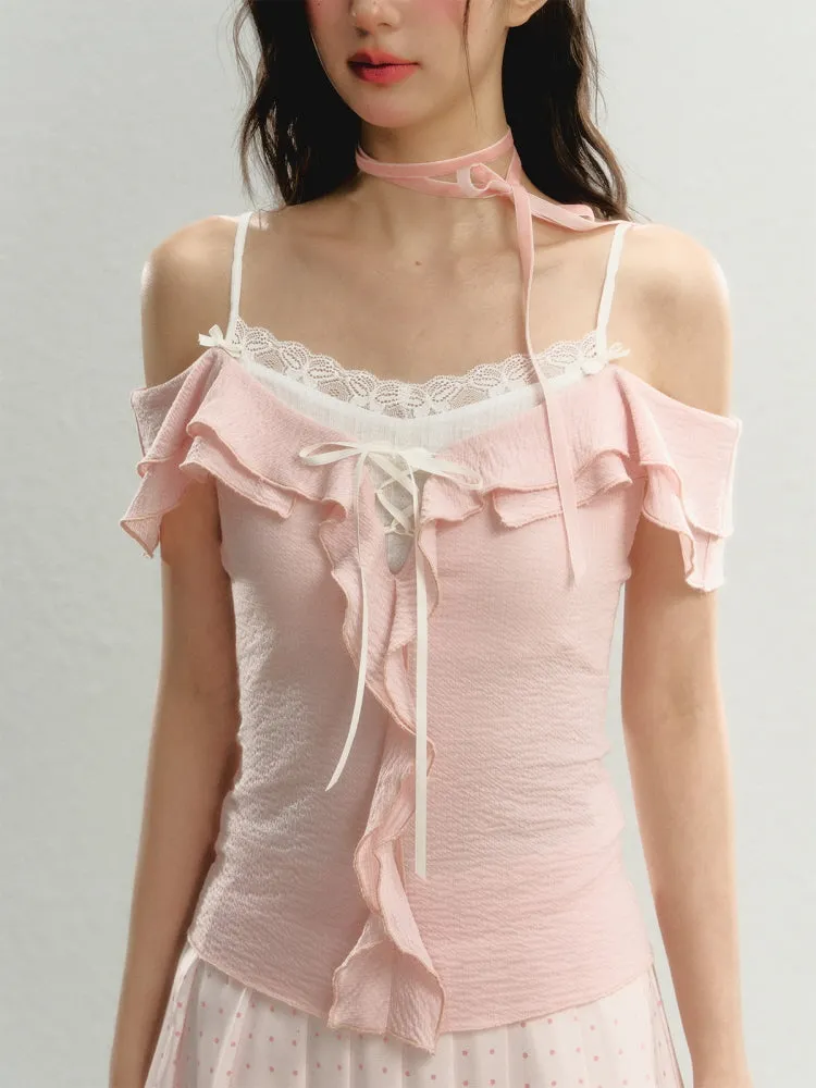 Enchanted Frill Off-Shoulder Top