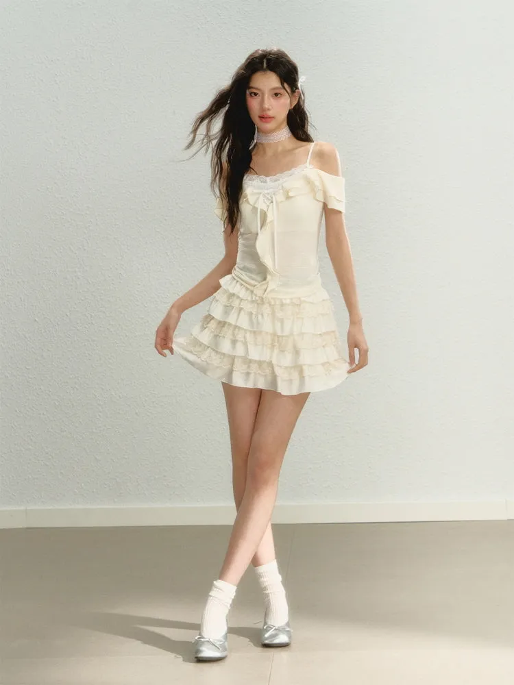 Enchanted Frill Off-Shoulder Top