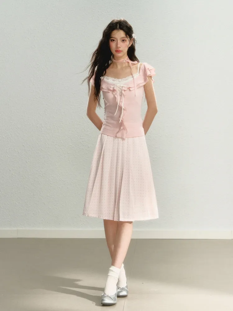 Enchanted Frill Off-Shoulder Top