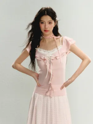 Enchanted Frill Off-Shoulder Top