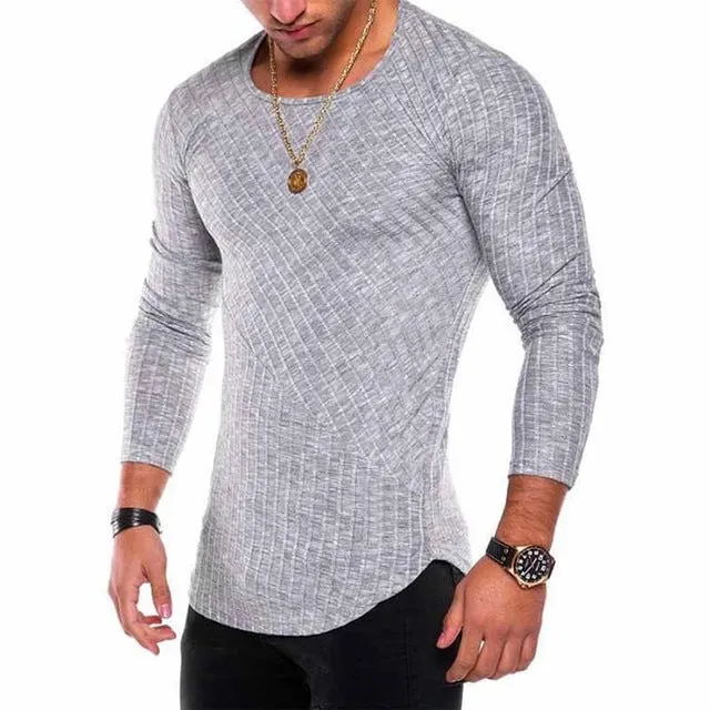 Envmenst O-Neck Slim Fit Sweater Men 2018 Fashion Spring Thin Pullover Men Homme Leisure Solid Color Sweater