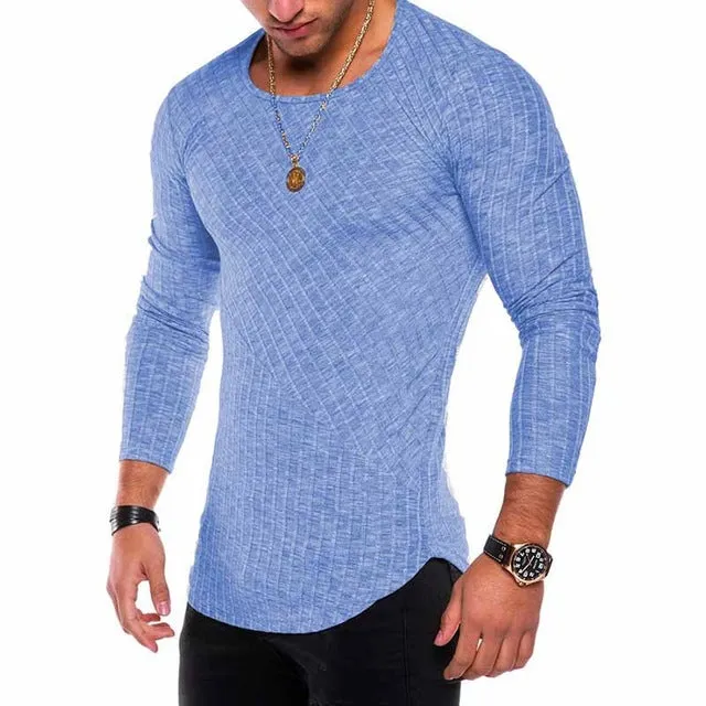 Envmenst O-Neck Slim Fit Sweater Men 2018 Fashion Spring Thin Pullover Men Homme Leisure Solid Color Sweater