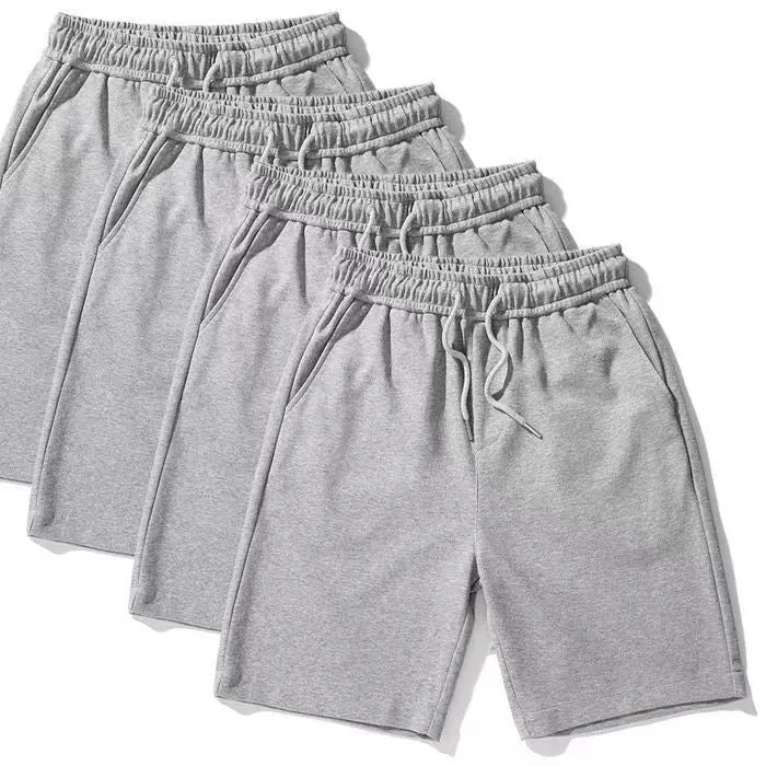 Fashion Casual Solid Color Straight Shorts For Men