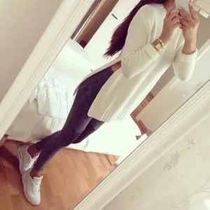 Fashion Lady Knitwear Women Casual Sweater Knitted Plus Size Split Pullover Sweater
