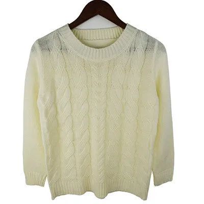 Fashion Women Spring Sweater Long Sleeve Heart Print O Neck Love Pattern Thin Casual Knitting Women Fall Pullover Sweater