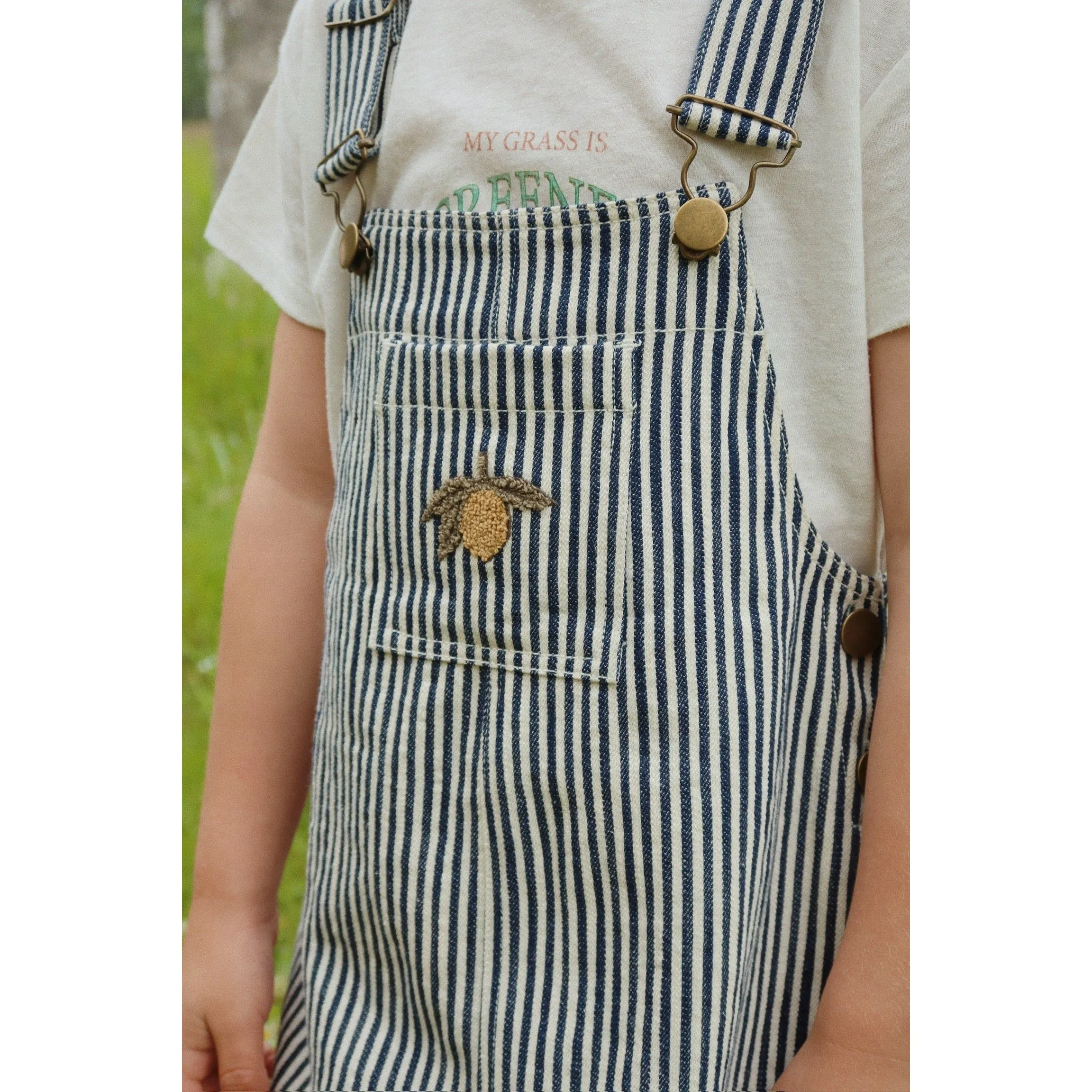 fender overalls - naval stripe
