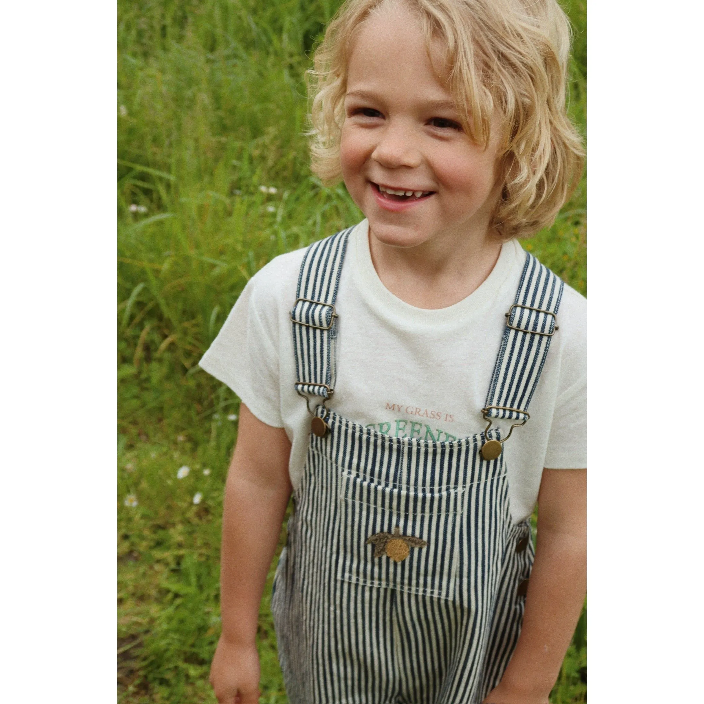 fender overalls - naval stripe