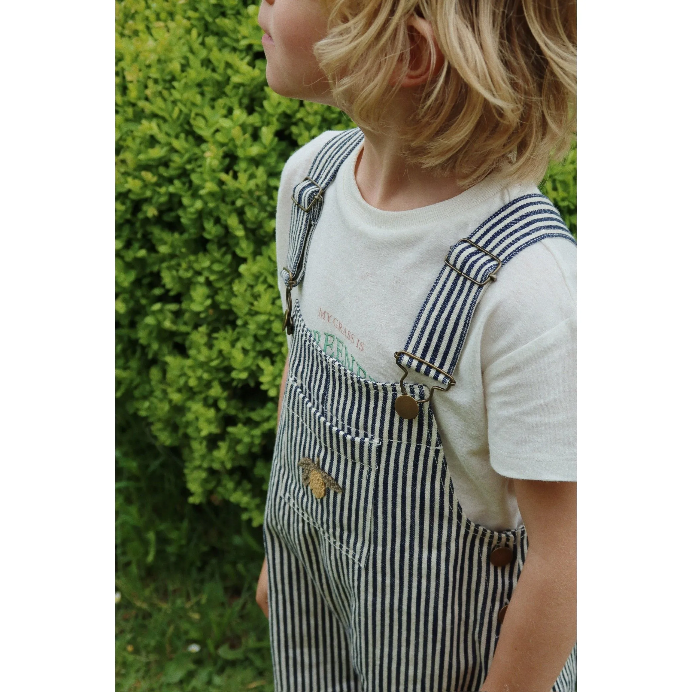 fender overalls - naval stripe
