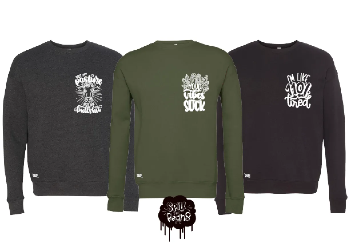 Fleece Crew Neck Pullover Unisex