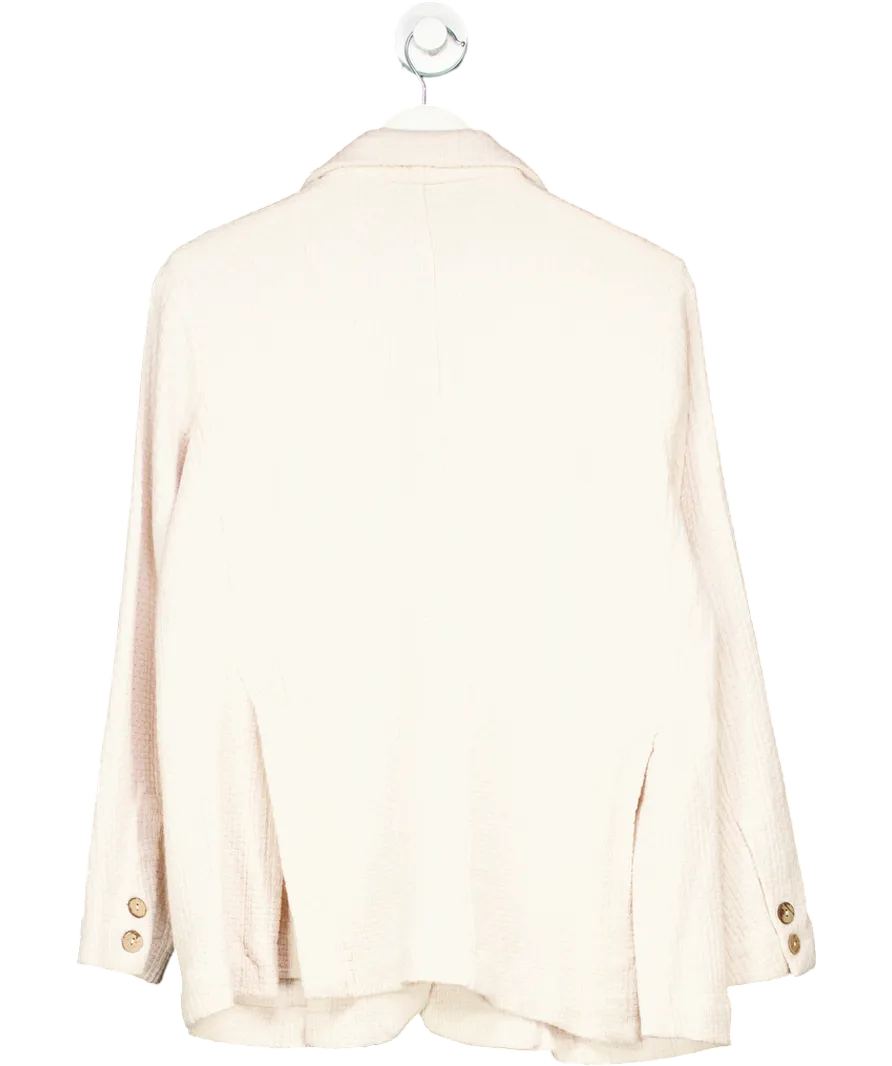 Free People Nude Like A Cloud Blazer UK XS