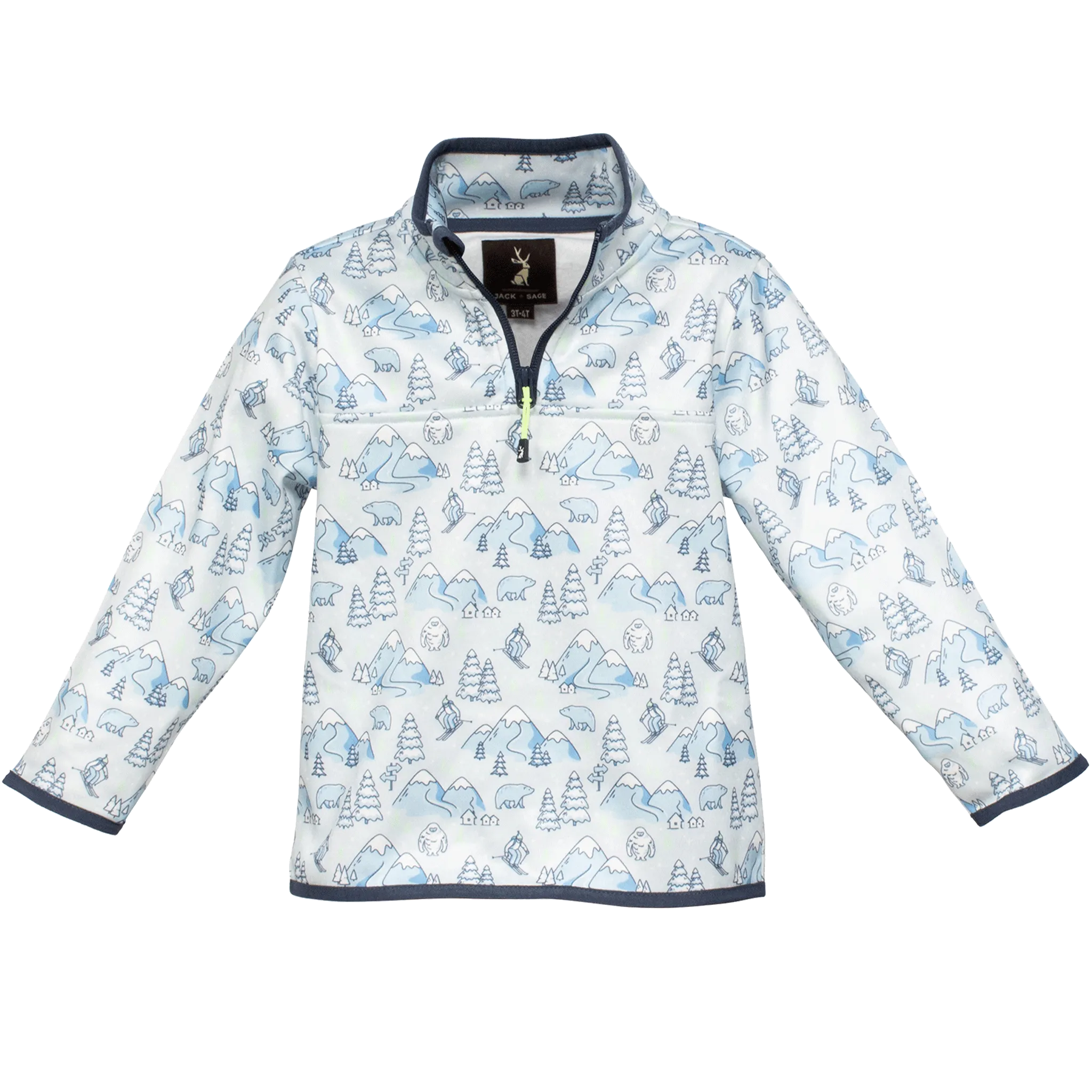 Free the Yeti Toddler Quarter Zip